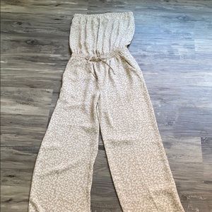 LOFT Leopard Halter Romper